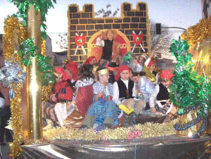 Gran cabalgata de 
	  reyes 2008 en Otura