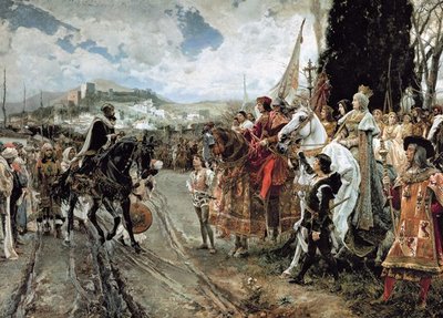 rendición y entrega de la ciudad de Granada, 2 enero 1492